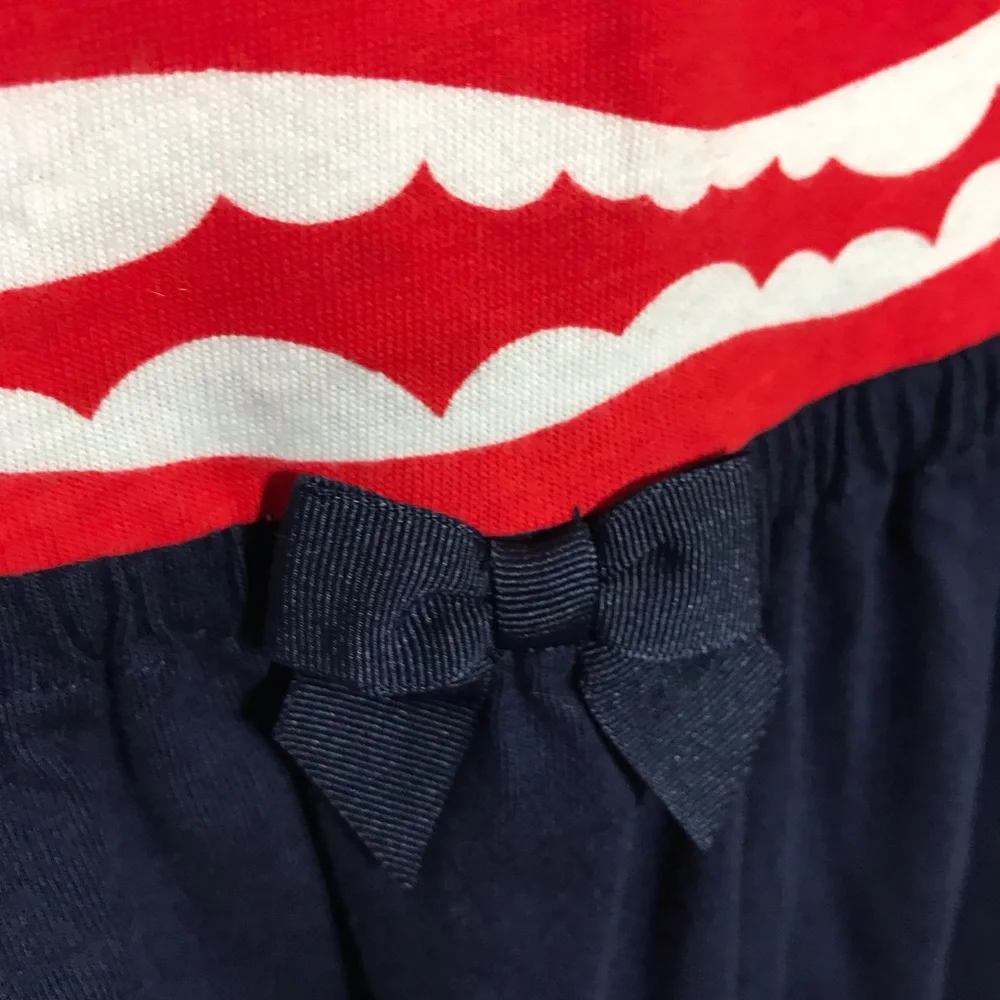 COPY - Gymboree sleeveless 100% cotton dress w/ hair bow